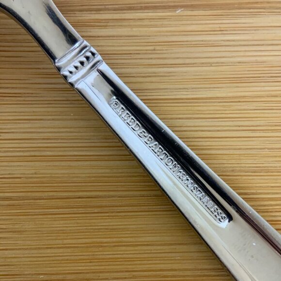 Reed & Barton Andover Pearl 18/10 Stainless 4 Dinner Forks Discontinued Pattern - Picture 4 of 4